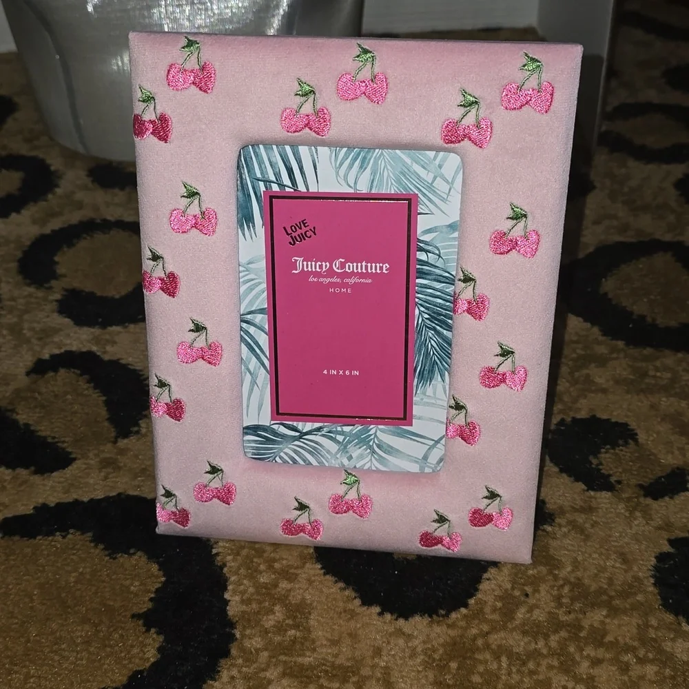Juicy Couture Pink Cherry Photo Frame